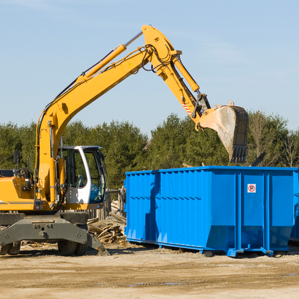 can i choose the location where the residential dumpster will be placed in Waterman